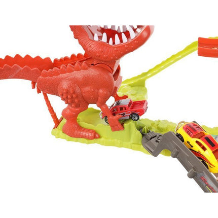 Dinosaurus Lanceerbaan Racebaan - Stuntbaan met 2 Auto's - Elektrisch Speelgoed