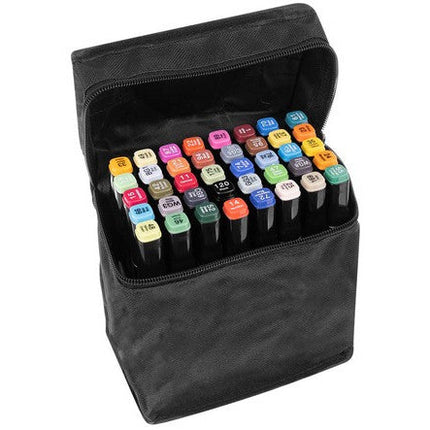 40 Dual-Tip stiften/markers twinmarkers - Markeerstiften met alcohol