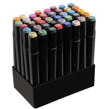 40 Dual-Tip stiften/markers twinmarkers - Markeerstiften met alcohol