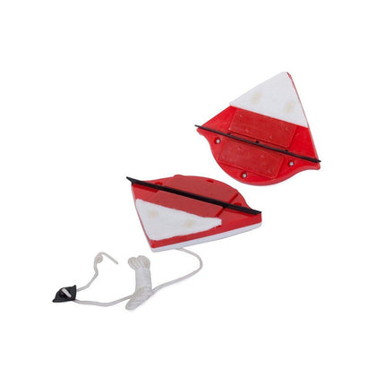 Dubbelzijdige glazenreiniger met magneetwisser