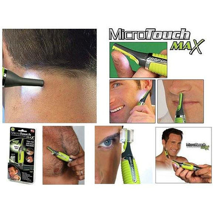 Micro touches max ergonomische neus, oor en haar trimmer groen