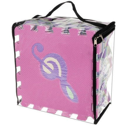 Kruzzel 25-delige foam speelmat/ puzzelmat met randen muziek instrumenten