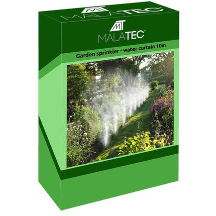 Malatec Vernevelaar 10 meter Tuin Verneveling Slang Nevelsproeier Vernevelingsysteem - Voor Waterverneveling In De Tuin - Terras Koeling - Water Vernevelingssysteem - Nevelslang - Verfrisser