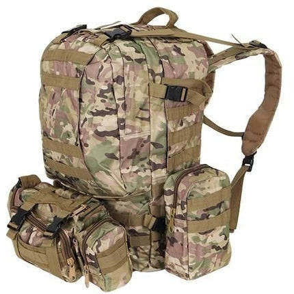 Waterdichte militaire buitensport rugzak met camouflage 48,5L