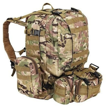 Waterdichte militaire buitensport rugzak met camouflage 48,5L