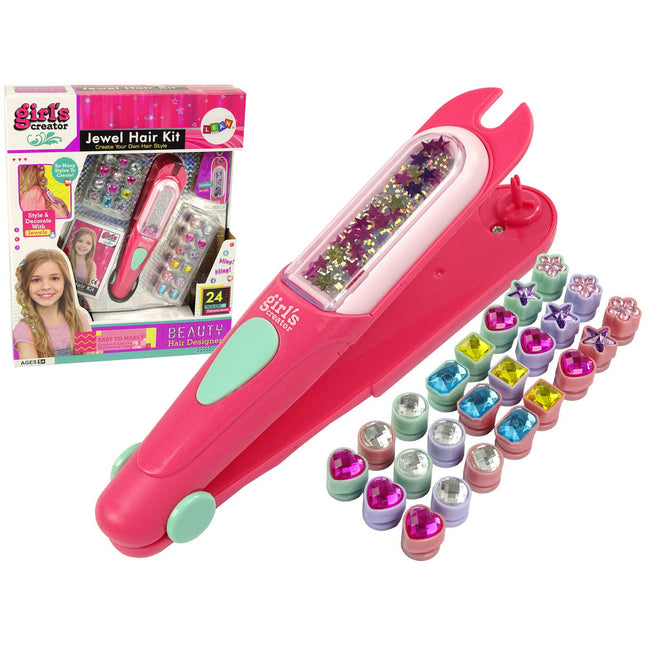 DIY 25-delige Jewel hair kit voor het bevestigen van diamanten in het haar