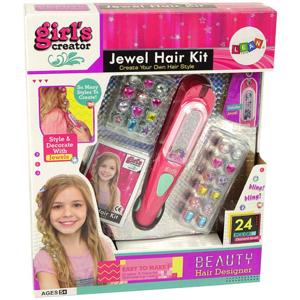 DIY 25-delige Jewel hair kit voor het bevestigen van diamanten in het haar