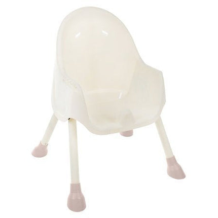 Kruzzel 3 in 1 kinderstoel met 5 punts veiligheidsgordel - feeding chair -  licht roze