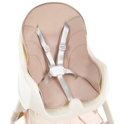 Kruzzel 3 in 1 kinderstoel met 5 punts veiligheidsgordel - feeding chair -  licht roze
