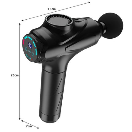 Malatec massagepistool inclusief koffer en 10 accessoires met 30 snelheden