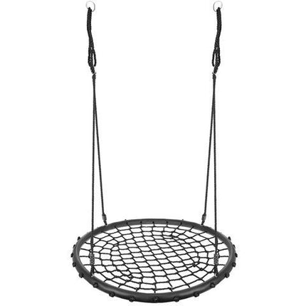 Nestschommel buitenspeelgoed Ø 100 CM zwart voor kinderen en volwassenen