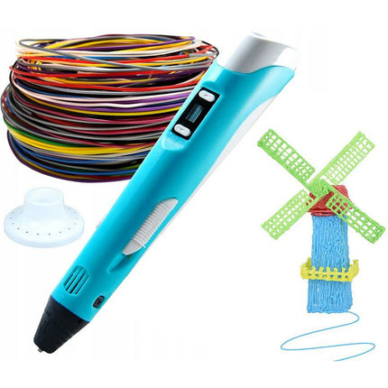 3-D Pen starters set met 9 meter filament assorti