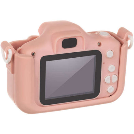 Kruzzel full HD digitale camera voor kinderen met mini SD kaart roze