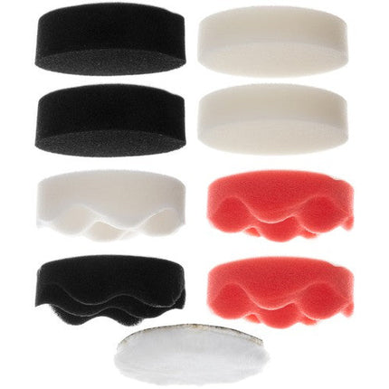 Polijst set voor boormachine 12 delig voor het polijsten en verwijderen van krassen