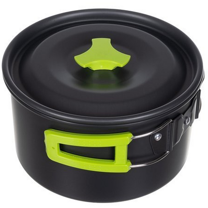 Camping Outdoor Kookset 17-delig inclusief fluitketel Camping Servies en Pannen Pannenset Keukengerei - Opvouwbaar & licht - Ideaal voor reizen, festival, wandelen, camping