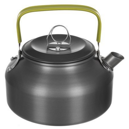 Camping Outdoor Kookset 17-delig inclusief fluitketel Camping Servies en Pannen Pannenset Keukengerei - Opvouwbaar & licht - Ideaal voor reizen, festival, wandelen, camping