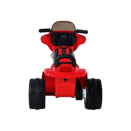 Elektrische politie chopper - trike - motor voor kinderen tot 25kg max 1-3 km/h rood