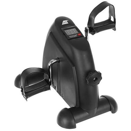 Malatec Deskbike - Stoelfiets - Compacte Hometrainer - Bureaufiets - Been- en armtrainer - Pedaaltrainer - Statisch Gym Fietspedaal met verstelbare weerstand