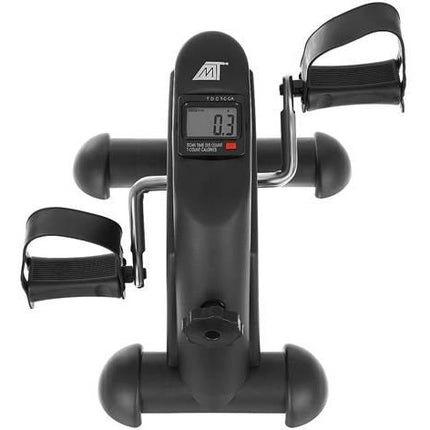 Malatec Deskbike - Stoelfiets - Compacte Hometrainer - Bureaufiets - Been- en armtrainer - Pedaaltrainer - Statisch Gym Fietspedaal met verstelbare weerstand