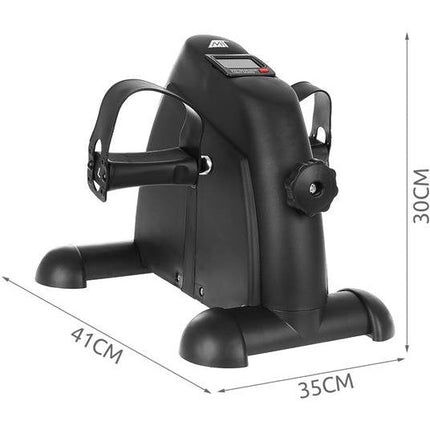 Malatec Deskbike - Stoelfiets - Compacte Hometrainer - Bureaufiets - Been- en armtrainer - Pedaaltrainer - Statisch Gym Fietspedaal met verstelbare weerstand