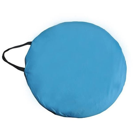 4 in 1 Pop-up douchetent voor omkleden, douchen, toilet en opslag 190 x 110 x 110 cm blauw