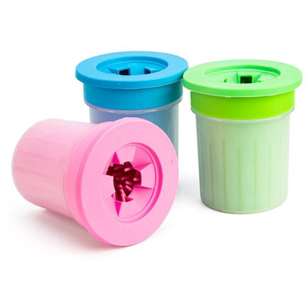Huisdierpoot reiniger maat M - Silicone borstels - Verzorging Hond - Honden Wassen - katten poten - Assorti