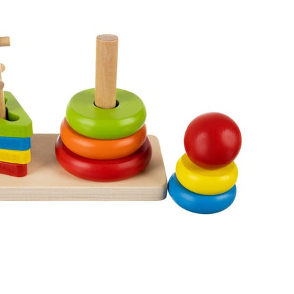 Kruzzel houten blokken sorteerder puzzel voor kinderen 7 x 22.5 x 11.5 cm