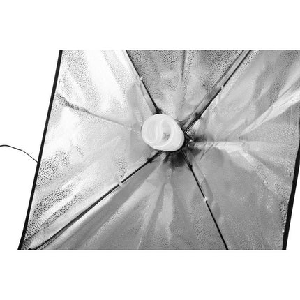 Softbox studiolamp set van 2 fotografie lampen met statief