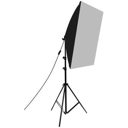 Softbox studiolamp set van 2 fotografie lampen met statief