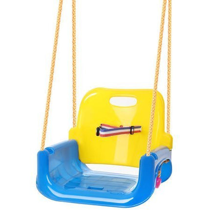 3-in-1 Meegroei Schommel - Babyschommel voor Peuter en Kleuter - Verstelbare Kinderschommel voor Binnen en Buiten - Blauw