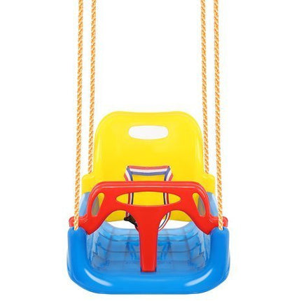 3-in-1 Meegroei Schommel - Babyschommel voor Peuter en Kleuter - Verstelbare Kinderschommel voor Binnen en Buiten - Blauw