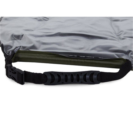 Camping douche waterzak met temperatuurmeter legergroen 20L