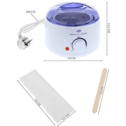 Beautylushh wax smelter ontharing set 117-delige complete set