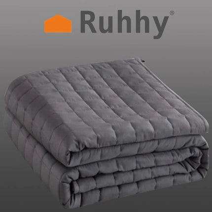 Verzwaringsdeken 8 KG weighted blanket grijs 150 x 200 CM