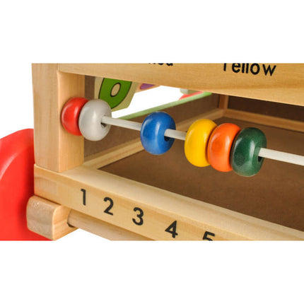 Houten educatieve baby loopwagen geschikt vanaf 12 maanden