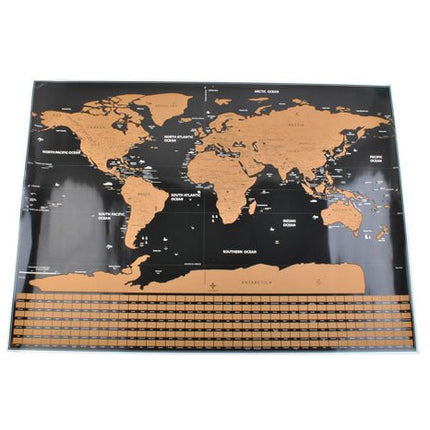 Malatec XL scratch map deluxe met accessoires