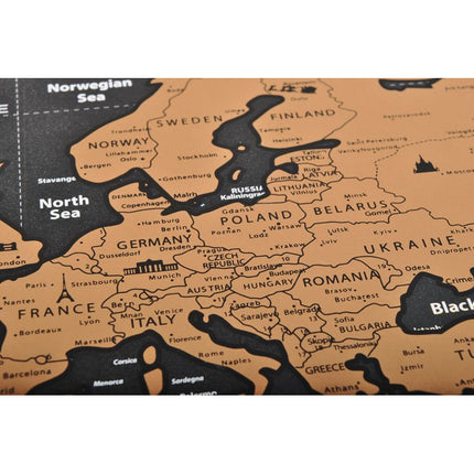 Malatec XL scratch map deluxe met accessoires