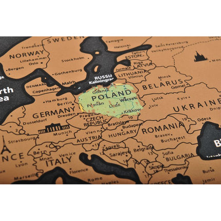 Malatec XL scratch map deluxe met accessoires