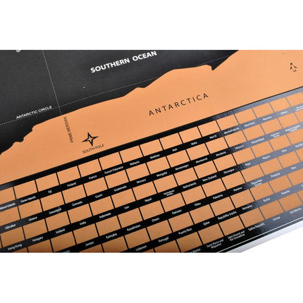 Malatec XL scratch map deluxe met accessoires