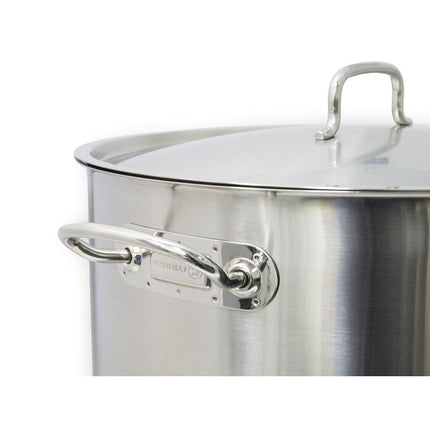 Korkmaz Gastro Proline RVS XXL kookpan/soeppan groot 26L 32 x 32 cm