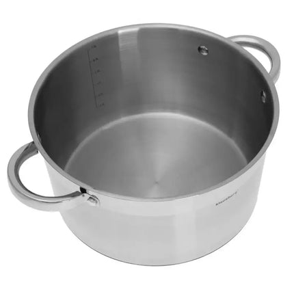 Klausberg 7127 kookpan met deksel en maatverdeling 7L 26cm