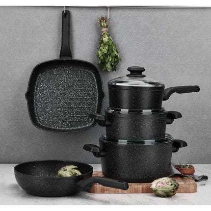 Korkmaz Ornella aluminium braadpan 20 cm 3L met 5-laagse anti-aanbaklaag