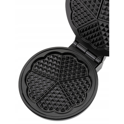 Botti Betsy Wafelmaker hartvormig 1000W zwart