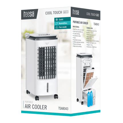 Teesa 3 in 1 Verrijdbare aircooler met afstandsbediening TSA8043