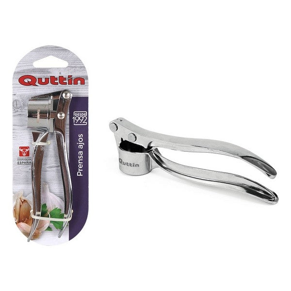 Quttin knoflookpers RVS zilver