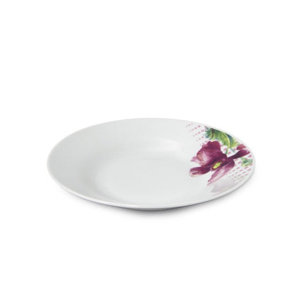 2de kansje Bella fiore premium 18 delige bordenset van porselein met elegante bloem AR-48