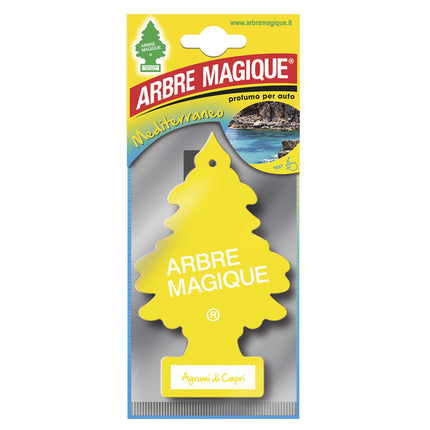 Arbre Magique Wonderboom luchtverfrisser Agrumi Di Capri geel