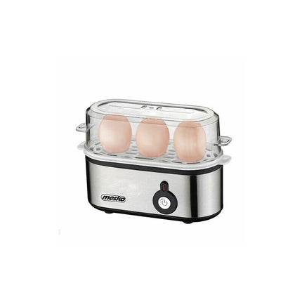 Mesko eierkoker RVS voor 3 eieren MS 4485 zwart/zilver