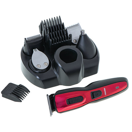 Mesko 5 in 1 haartrimmer 10-delig MS 2931 rood/zwart