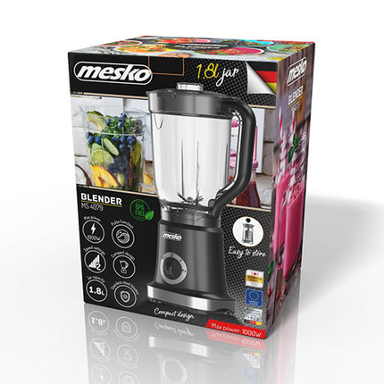Mesko blender 1.8L MS 4079 zwart